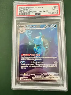 2023 Pokemon 151 - Blastoise ex Special Illustration Rare SAR #200 PSA 9 MINT - Image 1