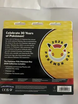 Pokemon TCG Pokemon Day 2026 Collection Box 30th - Image 3