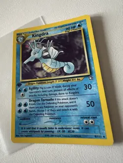 Pokemon TCG Neo Genesis 1st Edition 8/111 Kingdra Holo Rare Vintage WOTC LP/NM - Image 3