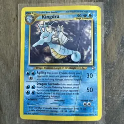 Kingdra Neo Genesis Holo Rare 8/111 Pokemon WOTC Vintage Unlimited - Image 1