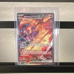 Pokemon Team Rocket's Moltres ex 229/182 Destined Rivals SIR Full Art Holo ENG - Image 1