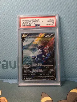 PSA 10 Hisuian Samurott V Galarian Gallery SWSH Crown Zenith GG51/GG70 Pokemon - Image 1