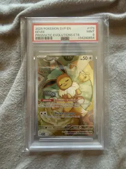 EEVEE #173 PSA MINT 9 - 2025 POKEMON SVP EN-SV BLACK STAR PROMO - Image 1