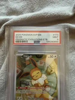 EEVEE #173 PSA MINT 9 - 2025 POKEMON SVP EN-SV BLACK STAR PROMO - Image 3