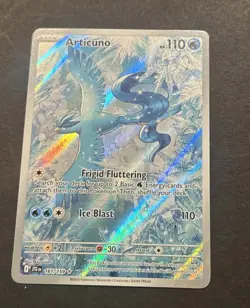 2025 POKEMON SCARLET & VIOLET JOURNEY TOGETHER ARTICUNO ILLUSTRATION RARE! - Image 1