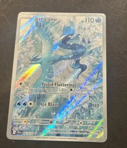 2025 POKEMON SCARLET & VIOLET JOURNEY TOGETHER ARTICUNO ILLUSTRATION RARE! - Image 3