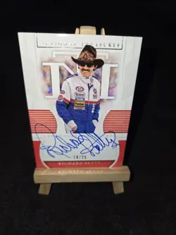 Signed 2021 Panini National Treasures Richard Petty Autographed Card 19/25 - Image 1