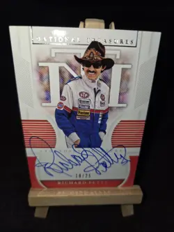 Signed 2021 Panini National Treasures Richard Petty Autographed Card 19/25 - Image 2