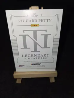 Signed 2021 Panini National Treasures Richard Petty Autographed Card 19/25 - Image 3