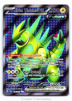Iron Thorns ex 196/167 Full Art Twilight Masquerade Pokemon Near Mint - Image 1