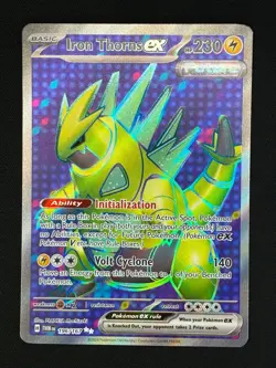 Iron Thorns ex Holo Ultra Rare SV06: Twilight Masquerade 196/167 NM - Image 1