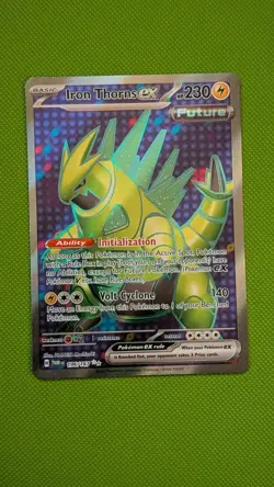 Pokemon TCG Iron Thorns EX Full Art Rare Twilight Masquerade 196/167 - Image 1