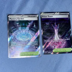 Pokemon TCG Mystery Garden 172/159 + Prism Tower 080/068 Holo Lot (2) - Image 1