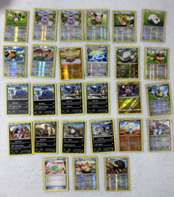 Pokemon TCG Lot of 27 Cards BREAK Reverse Holo Rare Mixed Collection Preowned - Image 1