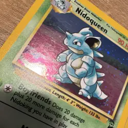 Pokemon TCG 3 - Card Lot Nidoqueen Venomoth Magmar English 1999 - Image 2