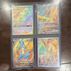 Pokemon Company Pokemon TCG Hidden Fates 4-Card Holo Lot: Celebi/Venusaur GX - Image 1