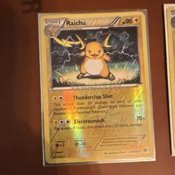 Pokemon TCG Reverse Holo Lot 3 Raichu BREAKthrough BREAKpoint Evolutions - Image 2