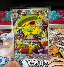 Pokemon TCG Ludicolo 095/094 Phantasmal Flames Rare Holo Full Art - Image 1