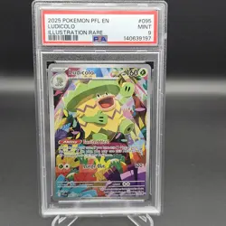 Ludicolo #095 Phantasmal Flames Illustration Rare PSA 9 MINT - Image 1