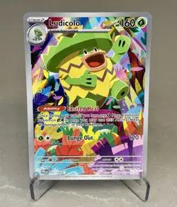 Pokemon TCG Ludicolo 095/094 Phantasmal Flames Illustration Rare Full Art Holo - Image 1