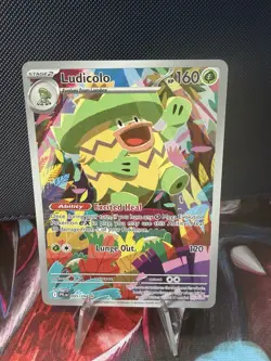 Pokemon TCG Ludicolo 095/094, Phantasmal Flames Illustration Rare Nm - Image 1