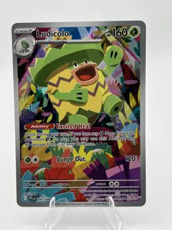 Ludicolo 095/094 Illustration Rare ME02: Phantasmal Flames Pokemon TCG NM A122 - Image 1