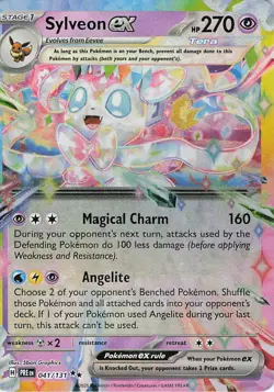 Sylveon ex 041/131 Holo Double Rare Prismatic Evolutions Pokemon Near Mint - Image 1
