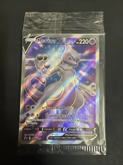 Mewtwo V SWSH229 Holo Promo Sword & Shield Promo Pokemon Near Mint Sealed - Image 1