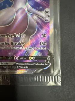 Mewtwo V SWSH229 Holo Promo Sword & Shield Promo Pokemon Near Mint Sealed - Image 4