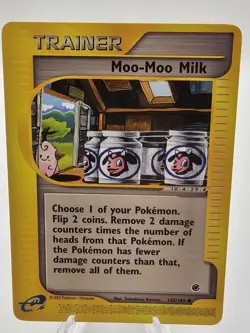 Moo-Moo Milk 155/165 | Expedition Base Set Common Pokemon card - Image 2