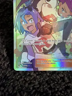 Pokemon Hidden Fates Jessie & James (Full Art) 68/68 - Image 5