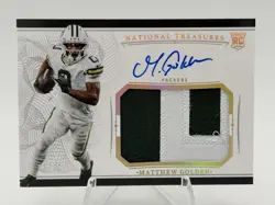 Matthew Golden 2025 National Treasures GOLD RPA Rookie Patch Auto /10 RC 🔥🔥 - Image 1