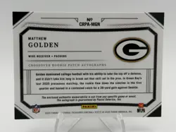 Matthew Golden 2025 National Treasures GOLD RPA Rookie Patch Auto /10 RC 🔥🔥 - Image 2
