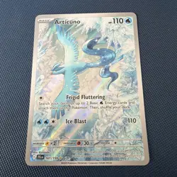 Pokemon Card Articuno 161/159 Journey Together Illustration Rare Near Mint - Image 1
