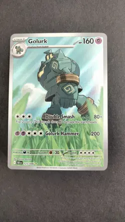Golurk Pokemon TCG 123/086 - Black Bolt Illustration Rare - Image 1