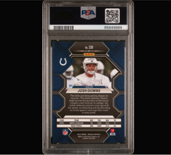 2023 Panini Mosaic Silver Josh Downs PSA 10 - Image 2