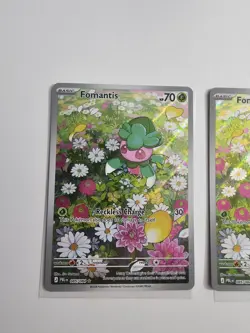 Fomantis 085/084 Pokemon TCG: Pitch Black Illustration Rare M/NM - Image 2