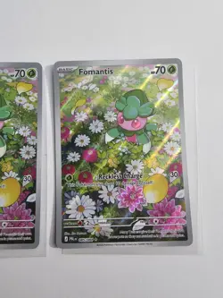 Fomantis 085/084 Pokemon TCG: Pitch Black Illustration Rare M/NM - Image 4