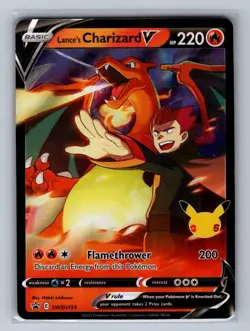 S#0094 Lance's Charizard V SWSH133 SWSH: Sword & Shield Promo Cards Holo - Image 1