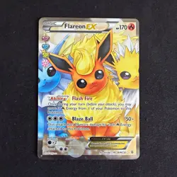 Pokemon Flareon EX RC28/RC32 Generations Radiant Collection Full Art Holo 2016 - Image 1
