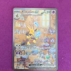 ​Alakazam ex 201/165 Scarlet Violet 151 Special Illustration Rare Pokemon NM - Image 1