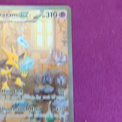 ​Alakazam ex 201/165 Scarlet Violet 151 Special Illustration Rare Pokemon NM - Image 3