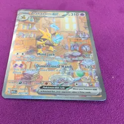 ​Alakazam ex 201/165 Scarlet Violet 151 Special Illustration Rare Pokemon NM - Image 5