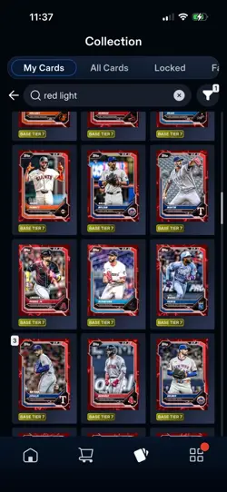 [DIGITAL] 2026 TIER 7 Red LIGHTNING BASE LOT 100 CARD TOPPS BUNT Yordan - Image 5