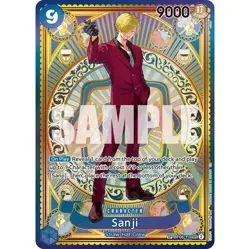 One Piece Card Game Sanji SP OP11 OP06-119 Foil NM A Fist of Divine Speed - Image 1