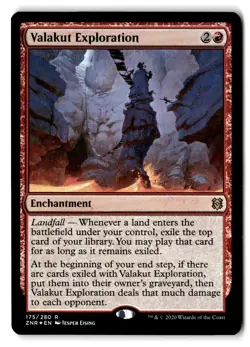 Valakut Exploration (Foil) - NM Near Mint - ZNR Zendikar Rising #175 - MTG Magic - Image 1