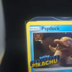 2019 Pokemon TCG Promo Psyduck Holo Detective Pikachu Stamp #SM199 Near Mint - Image 3