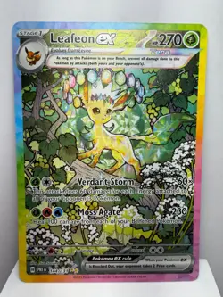 The Pokemon Company Leafeon ex 144/131 Prismatic Evolutions SIR Holo English - Image 1