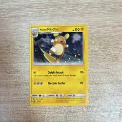 The Pokemon Company Alolan Raichu SM65 Sun & Moon Promo Holo MP English - Image 1