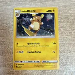 The Pokemon Company Alolan Raichu SM65 Sun & Moon Promo Holo MP English - Image 2
